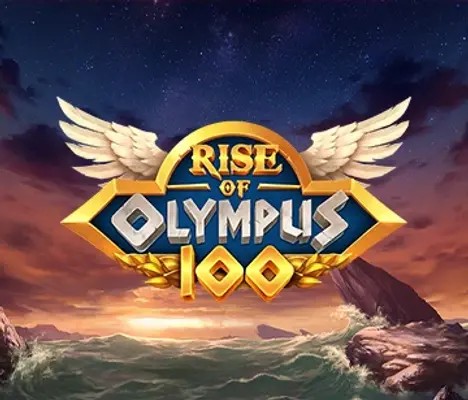 Rise of Olympus 100 slot logo by Play’n GO at taya777